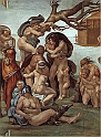 MICHELANGELO (1475-1564) - Il diluvio universale (1508)